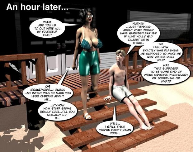 Teenager riesigen Schwanz am Strand 3d Porno Cartoon Geschichte Erwachsene Comics
 #67051101