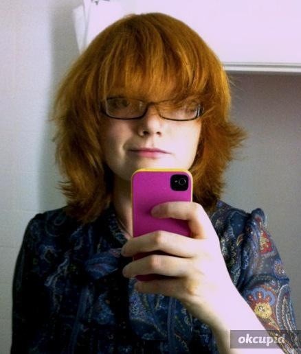 Geeky redhead shemale Sadie Hawkins wearing glasses in random amateur shots from #67359062