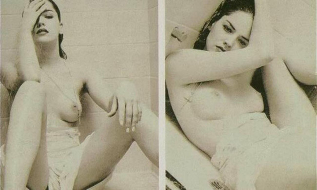 La superstar Milf Sharon Stone montre de beaux seins nus #75429471