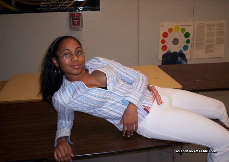 Collection of amateur black girlfriends posing for pals #73299292