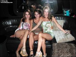 Dirty Aly And Her Girlfriends Get Wild On A Party Bus