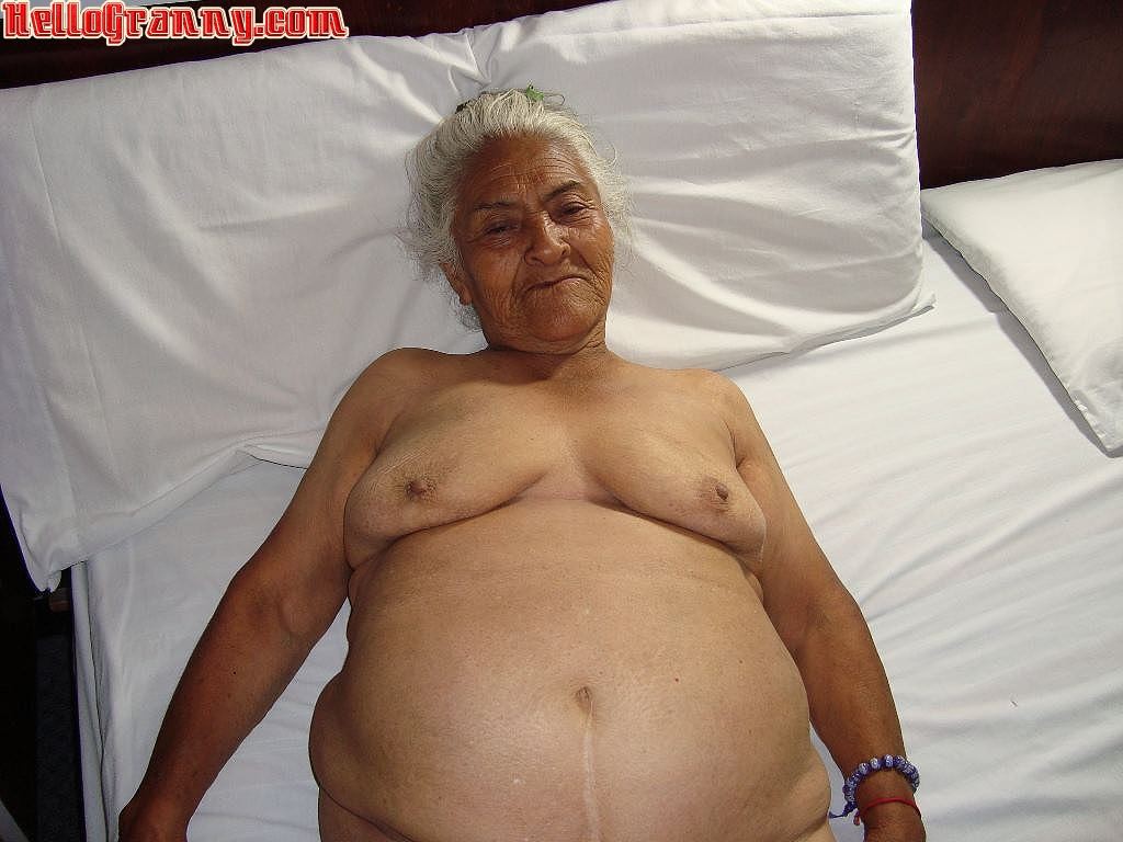 Granny in chair shows her pussy and big tits #67245618