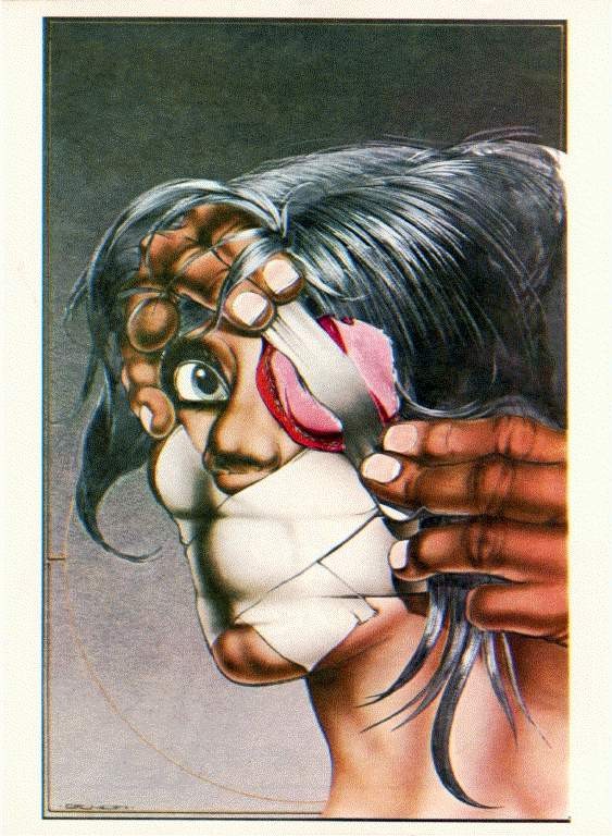 Frauen gefesselt eng mit Seil Kerker Bondage Horror Sex Kunstwerk
 #69650836