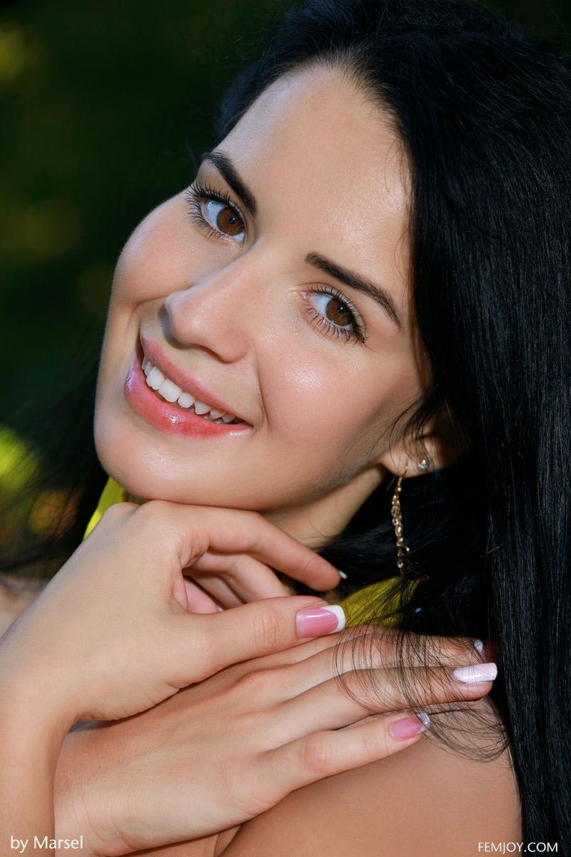 Dark brunette with tan lines spreads #70712651