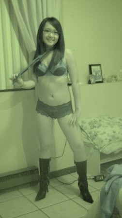 Some chubby Asian chicks posing for nightvision #69831307