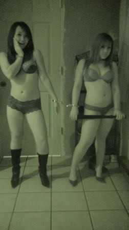 Some chubby Asian chicks posing for nightvision #69831385