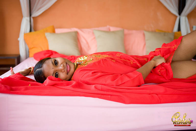 Bella babe indiana asha kumara mostra le chiappe marroni nude
 #77770397