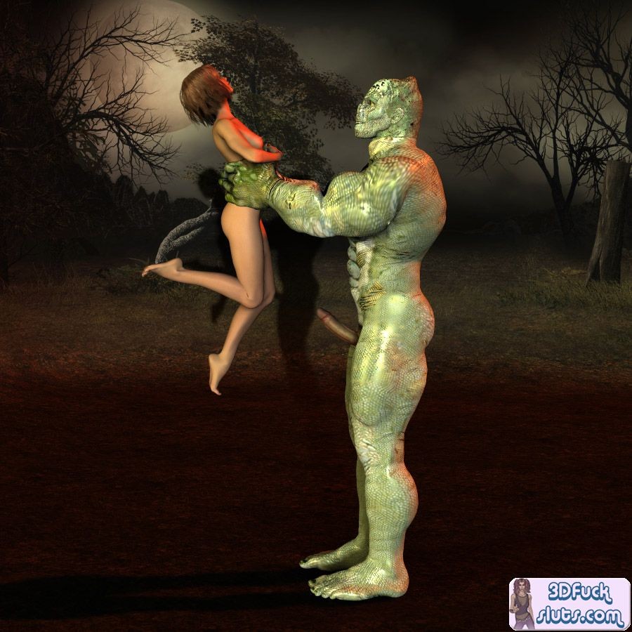 3D toon girl fucked by giant monster #69351848