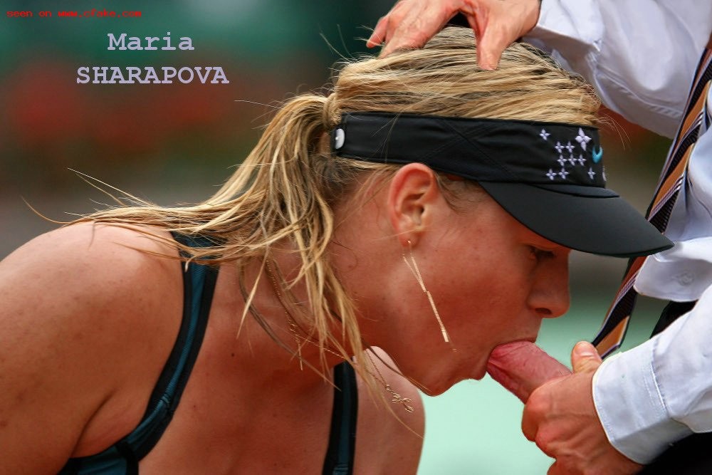Sporty celebrity Maria Sharapova fucked in fake porn pictures #68537965