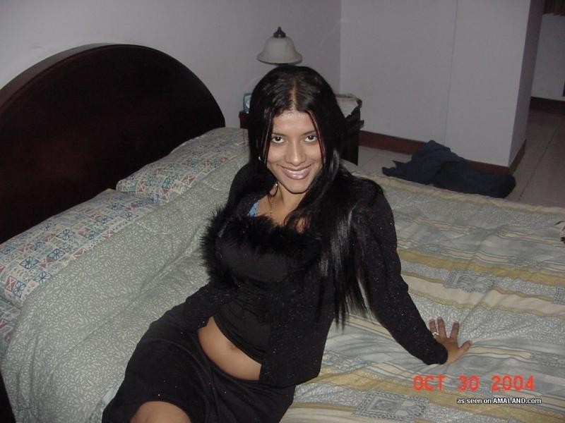Wild sexy gorgeous amateur Spanish chick posing #77948228