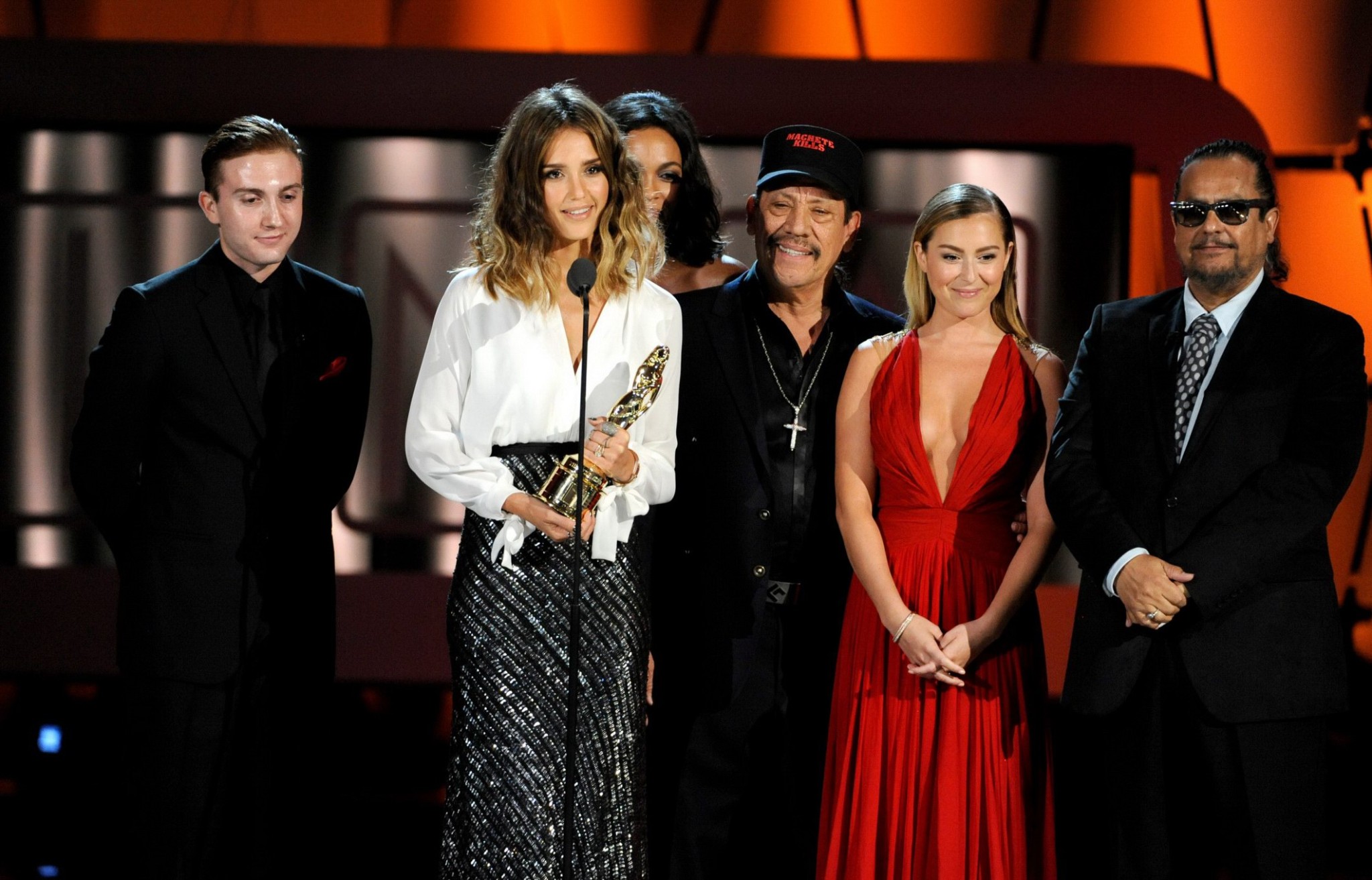 Alexa Vega showing huge cleavage at the 2013 NCLR ALMA Awards in Pasadena #75218088