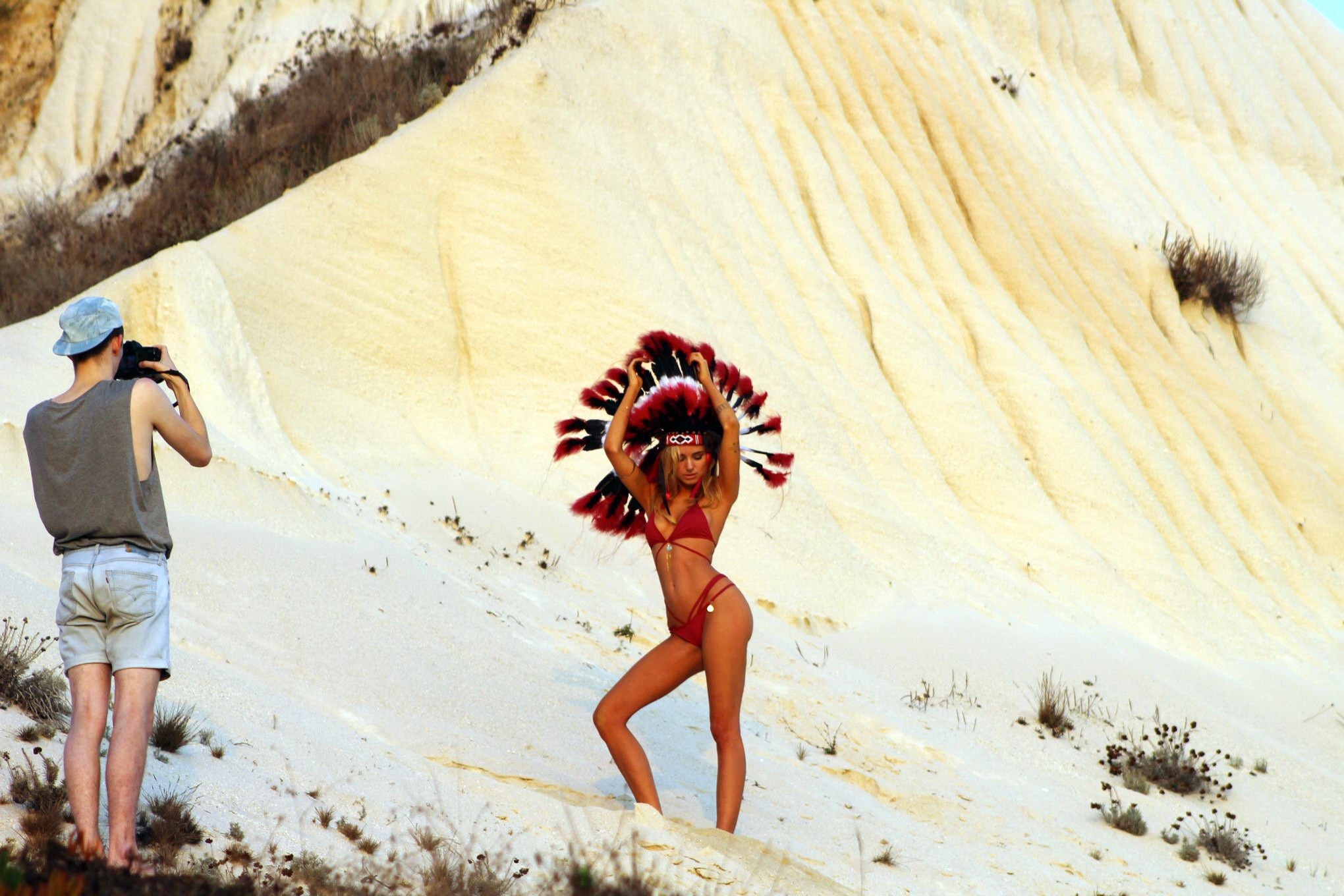 Kimberley Garner showing off her bikini body at the photoshoot in Southern Calif #75167159