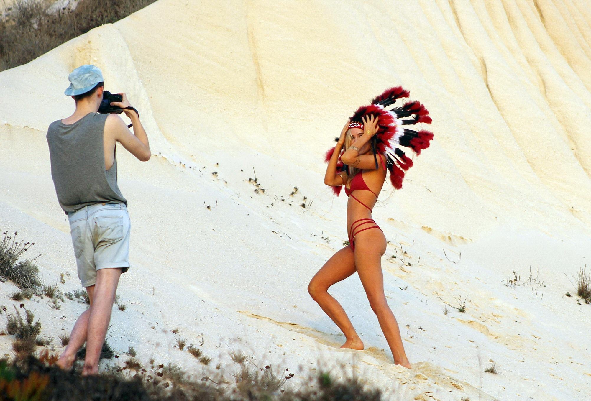 Kimberley Garner showing off her bikini body at the photoshoot in Southern Calif #75167193
