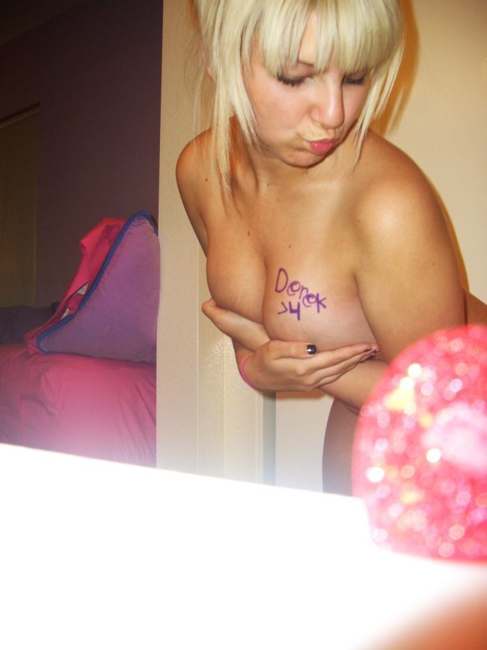 Pictures of a chick getting naughty with her dorm mates #67893447