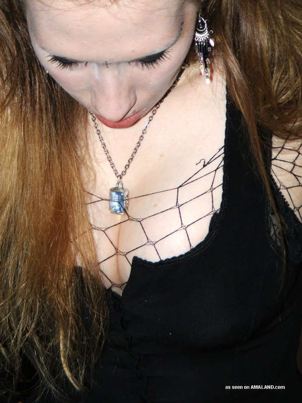 Picture set of a cocksucking gothic bitch #68200579