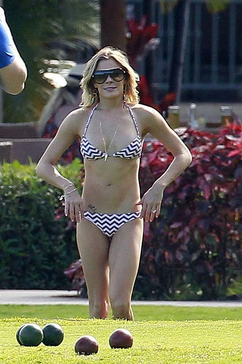 LeAnn Rimes exposing sexy body and hot ass in thong #75276687