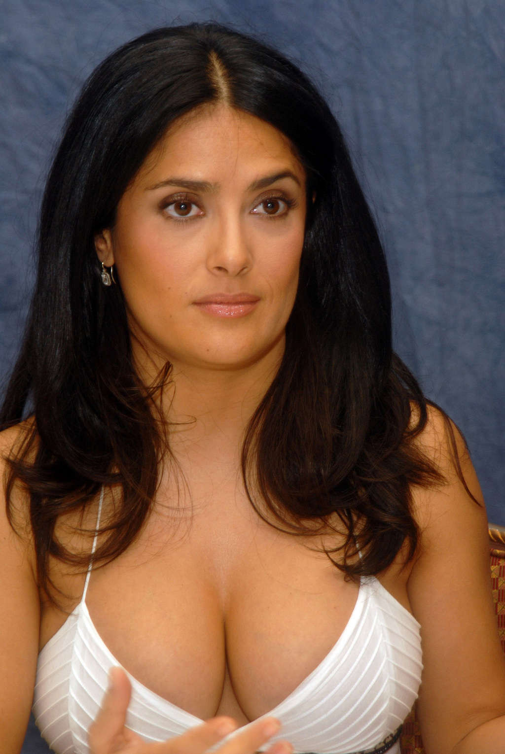 Salma Hayek showing her sexy body and extremely huge tits #75366231