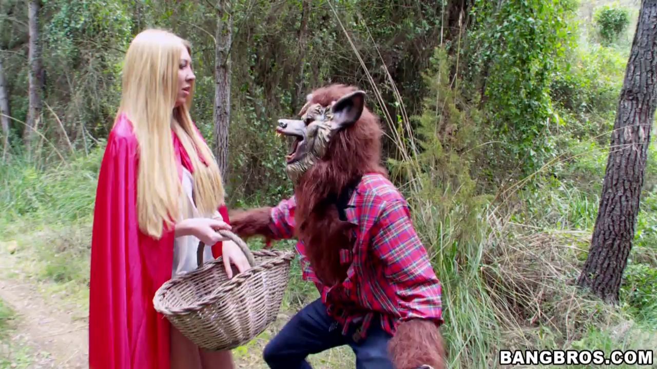 Red riding hood Lexi Lowe and the mean wolf #72994770
