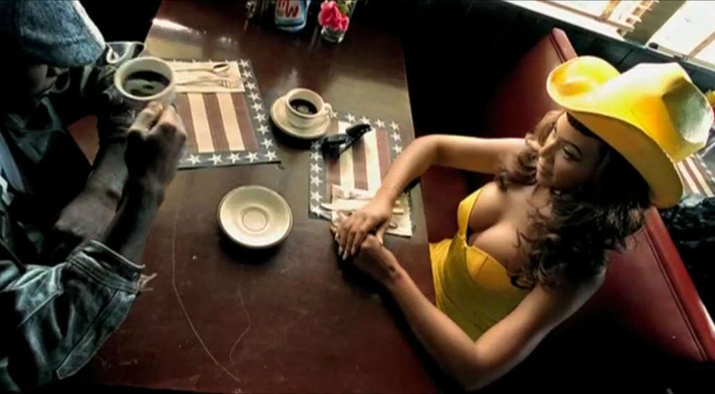 Beyonce Knowles looking sexy with Lady Gaga in video spot #75356546