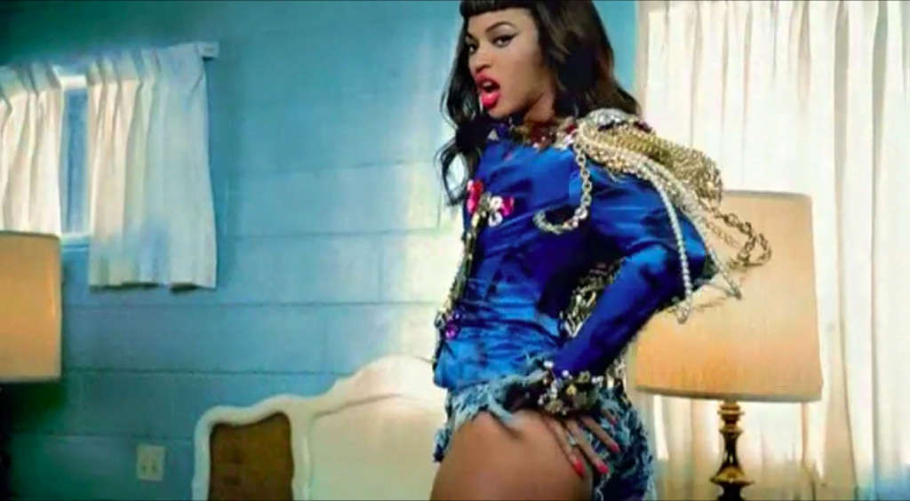 Beyonce Knowles looking sexy with Lady Gaga in video spot #75356550