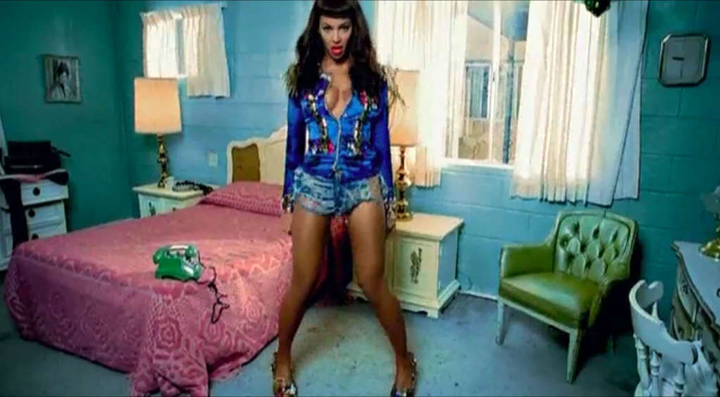 Beyonce Knowles looking sexy with Lady Gaga in video spot #75356575