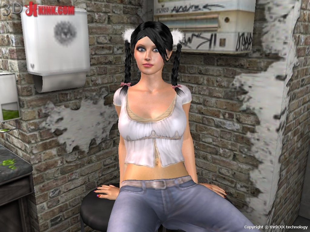 ¡Caliente acción de sexo bdsm creado en el juego de sexo virtual fetiche 3d!
 #69605394