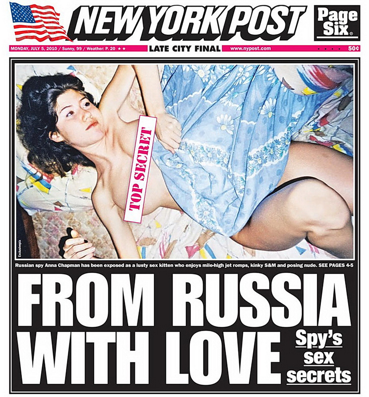 L'espionne russe la plus sexy, Anna Chapman, a dévoilé ses photos de nu.
 #75323388