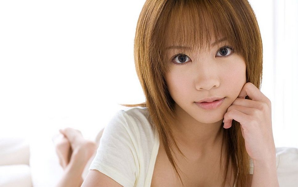 Asian cutie Reika Shiina showing pussy and titties #69751858