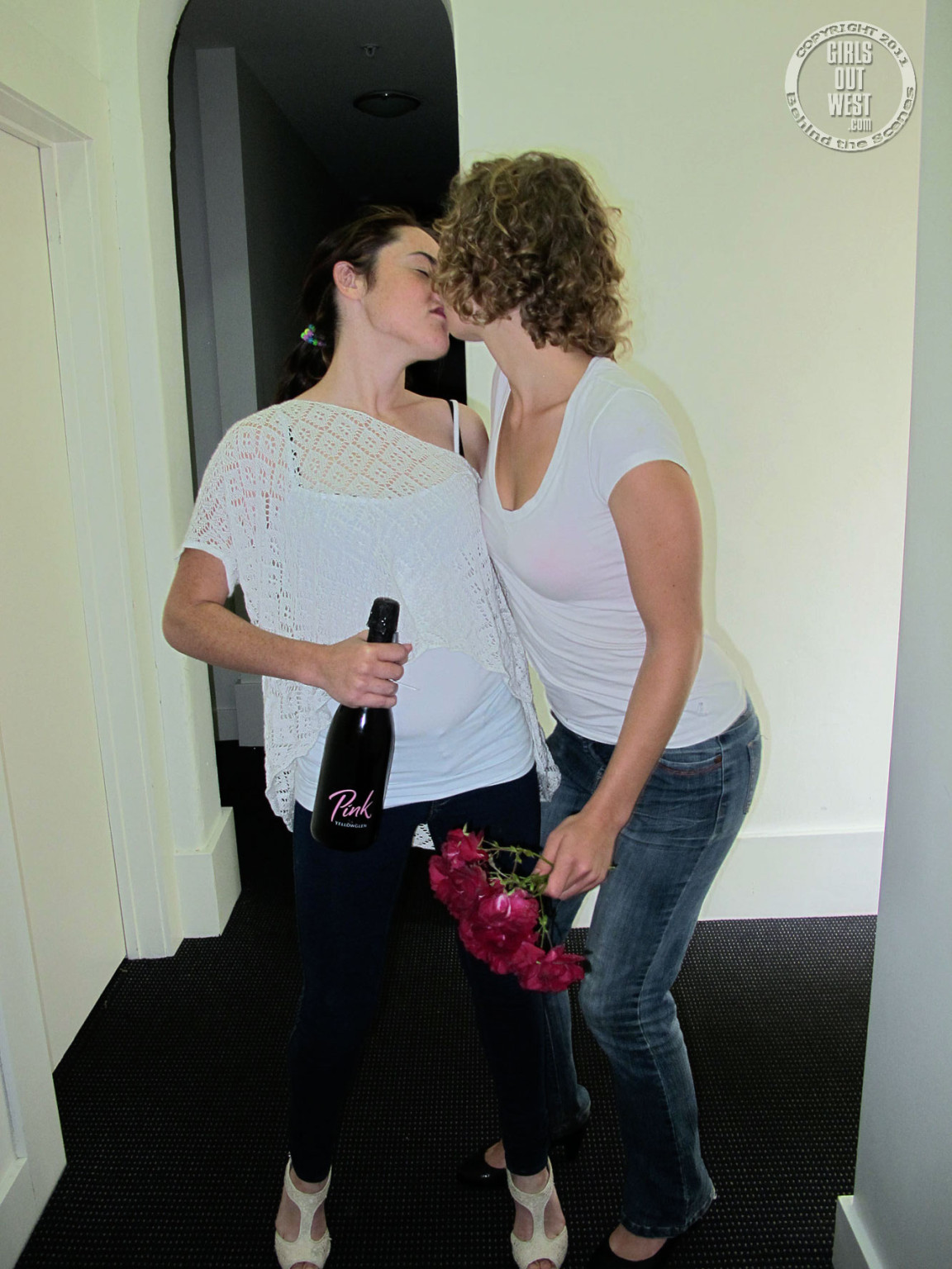 Two amateur lesbians having fun #68494083