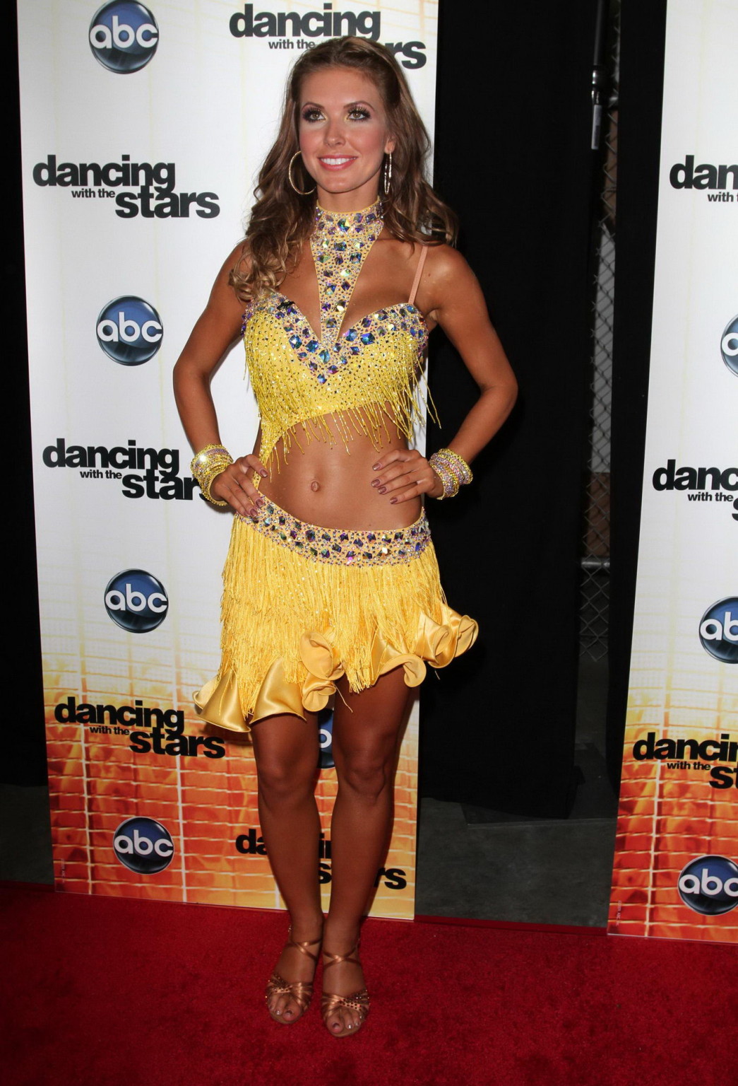 Audrina patridge en buste dans une petite tenue sexy à la première de 'dancing with th
 #75332399