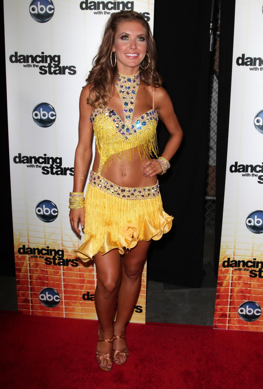 Audrina Patridge busty in sexy little outfit at the premiere of 'Dancing with th #75332403