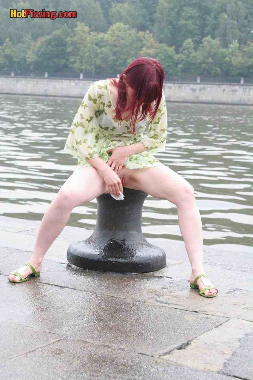 Slut pissing outdoors #76513102