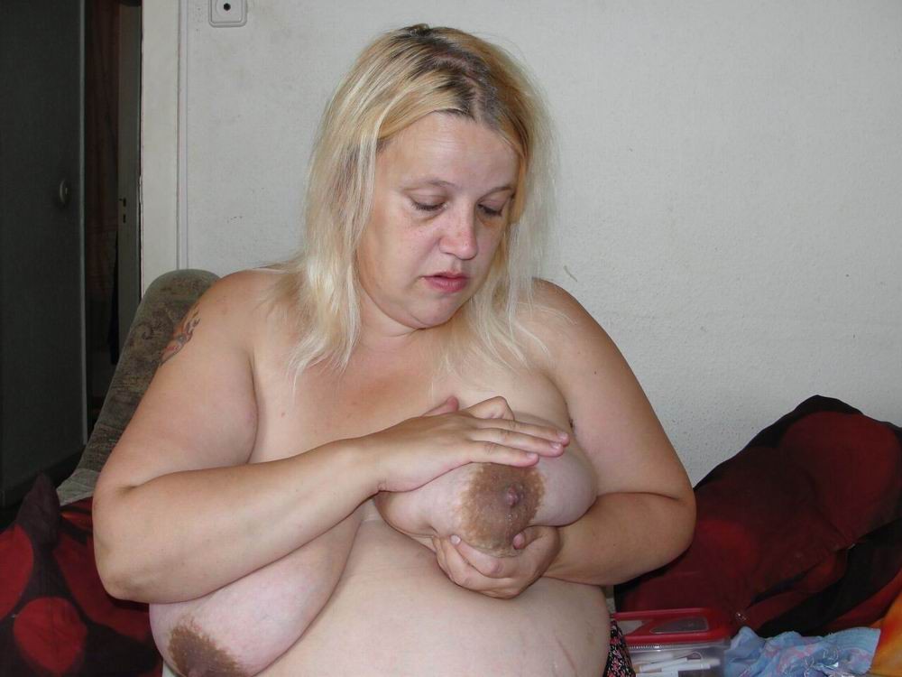 huge blonde milking her big boobs #75498549