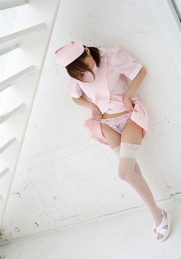 Pretty asian nurse Misa Kikouden posing shows tits #69774012