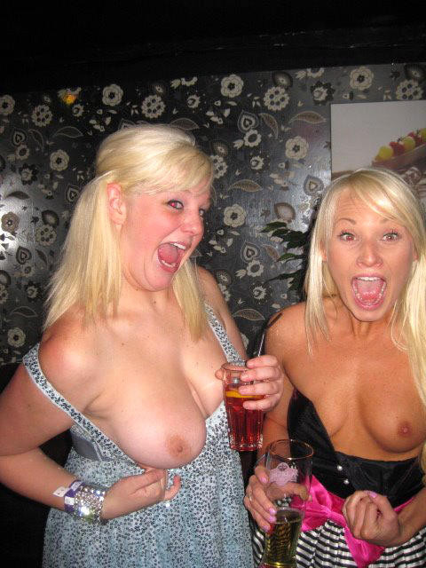 Crazy College Coeds Drunk And Flashing Perky Tits #76398549