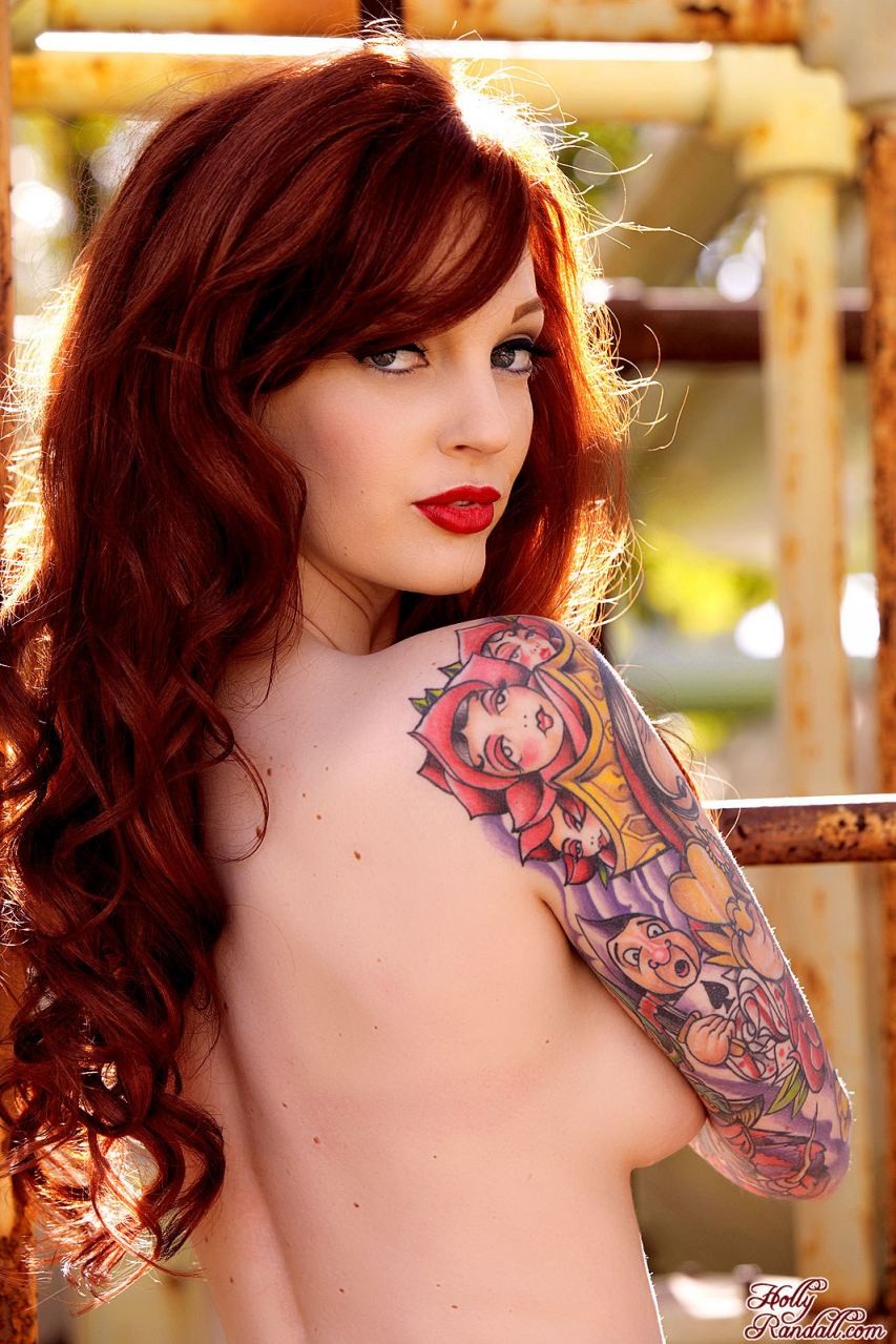 Vanessa Lake red lips posing her sexy thong #71598976