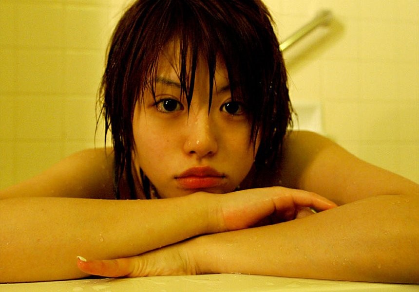 Hitomi hayasaka asiatische Teenager-Modell disrobing
 #69841497