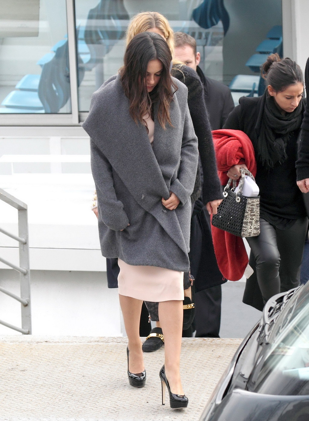 Mila Kunis paparazzi ass photos at Christian Diors yacht in Paris,and out on a d #75272290