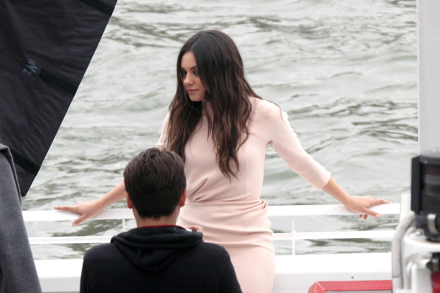 Mila Kunis paparazzi ass photos at Christian Diors yacht in Paris,and out on a d #75272313