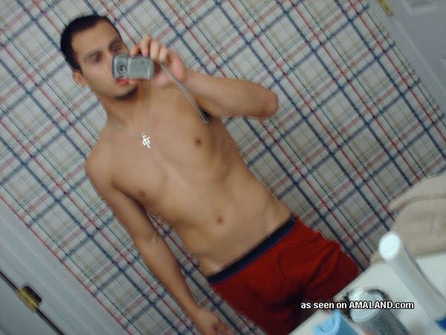 Latin hunk takes pics of his hot body nude #76942381