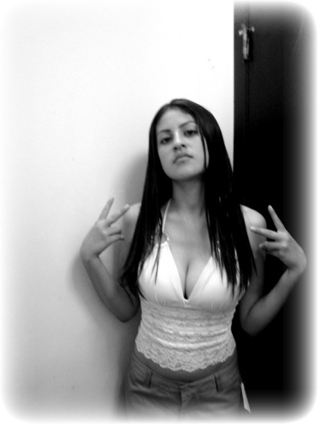 Big-boobed Latina cutie poses for the camera #67291880