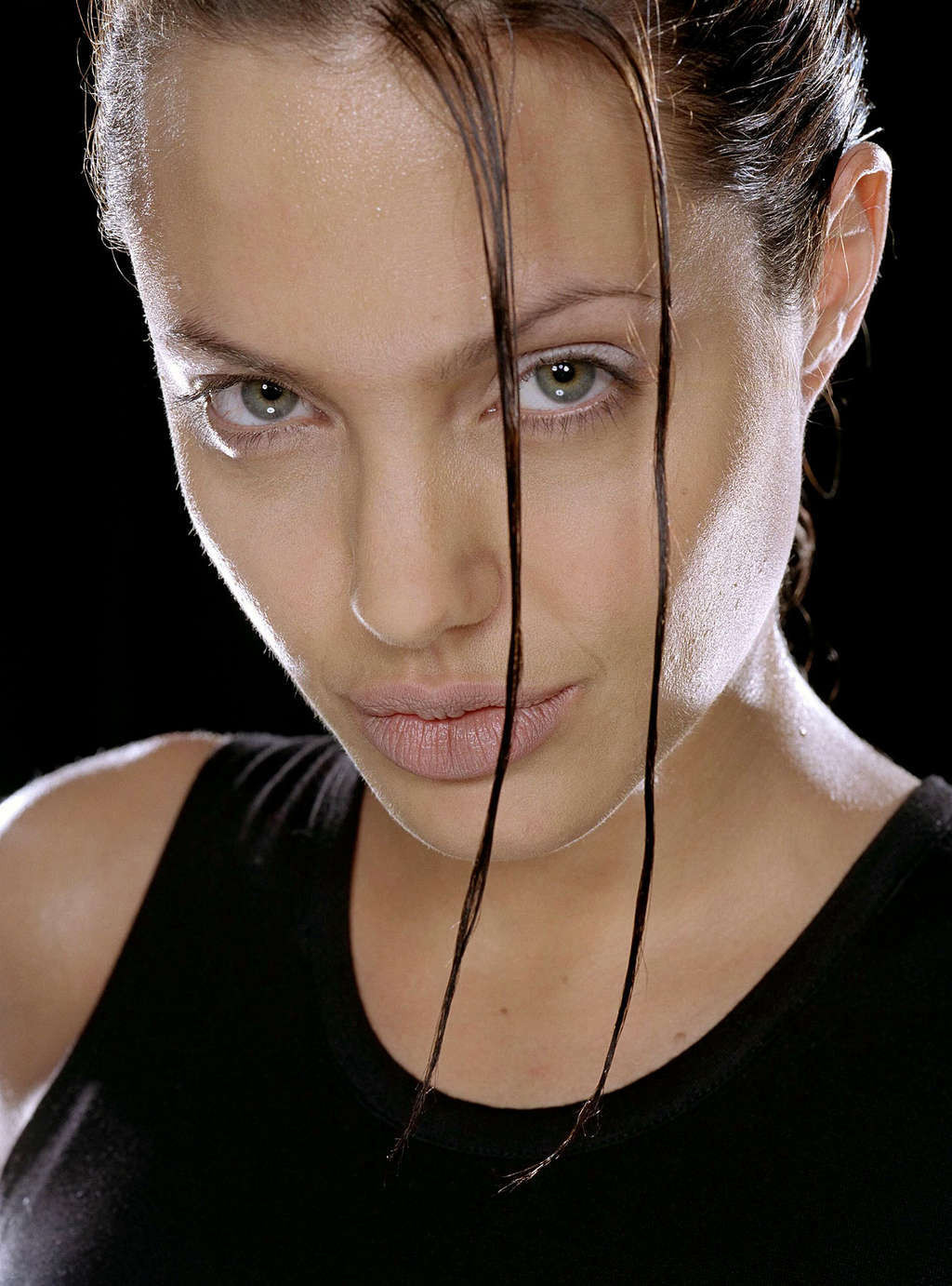 Angelina Jolie look sexy like Lara Croft and showing tits #75349768