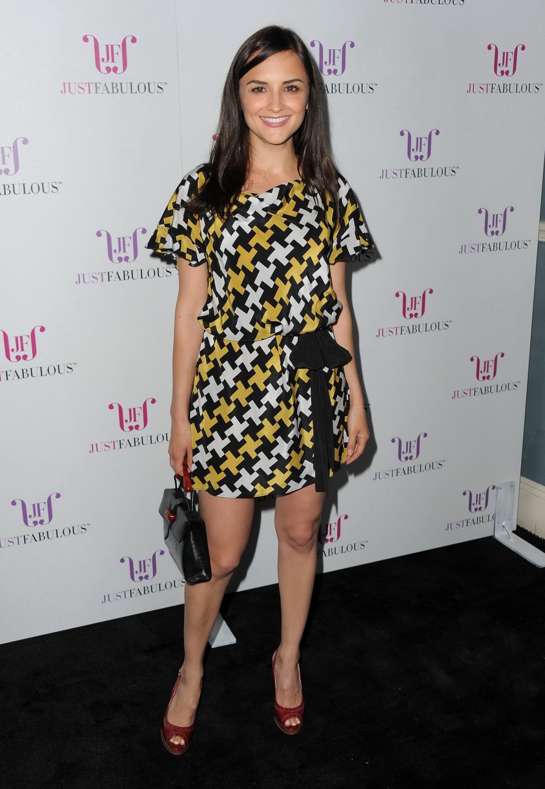 Rachael Leigh Cook leggy wearing mini dress at JustFabulous launch party in West #75309276