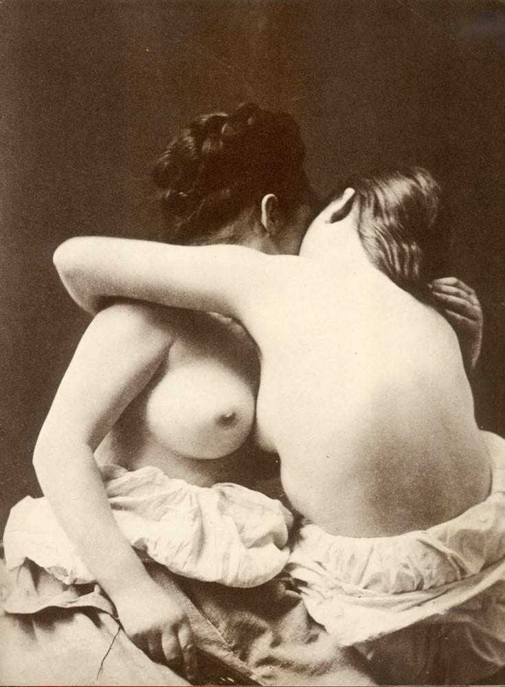 Vintage girls showing their sexy boobs in the past #75595510