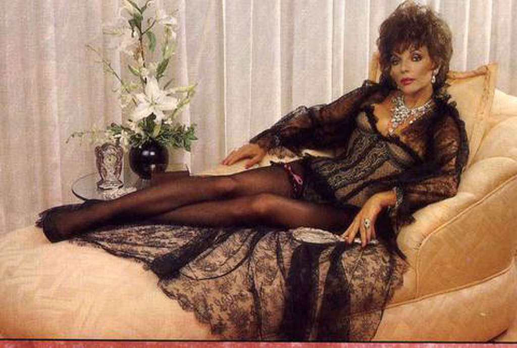 Joan Collins exposing her nice big tits in photoshoot #75352735