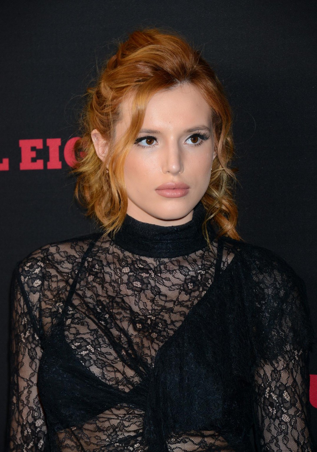 Bella Thorne see through to bra and leggy in public #75148924