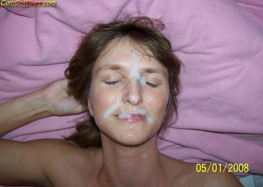 Amateur wives getting creamy jizz facials #75826796