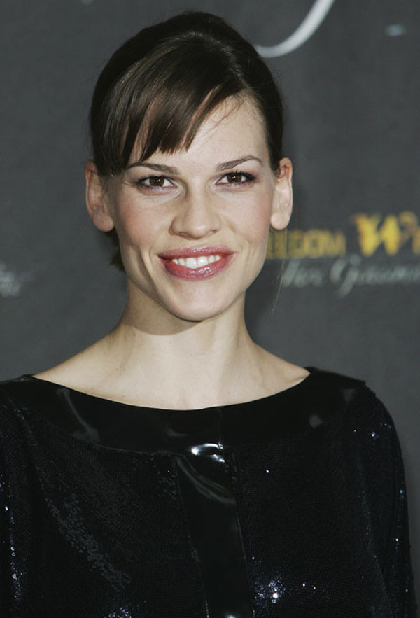 Hilary Swank show pussy and see thru dress paparazzi pictures #75438708
