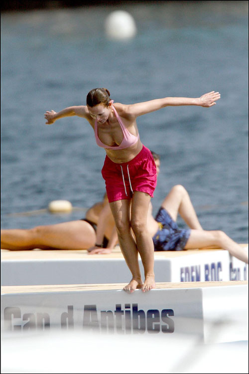 Carole Bouquet showing her nice big tits on boat #75409032