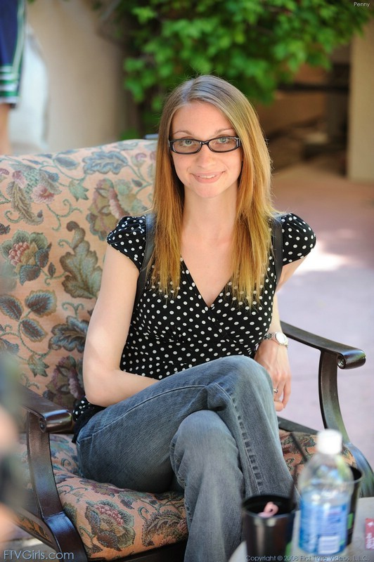 Thin Babe In Glasses In Public #78623426